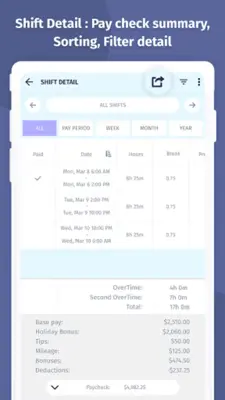 Shift Log android App screenshot 2