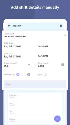 Shift Log android App screenshot 3
